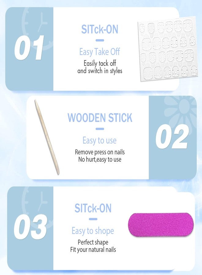 XCREANDO Nude Pink Press on Nails Short Square, Fake Nails Glue on Short Square Nails Press ons, Soft Gel Glue on Nails Stick on Nails for Women Thick Reusable Solid Color Acrylic Nails 24pcs - Image 5
